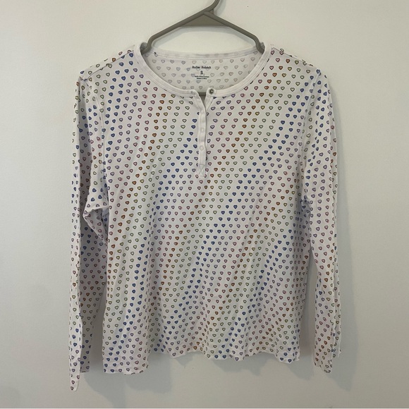 Roller Rabbit Disco Hearts Pajamas top - Picture 4 of 6